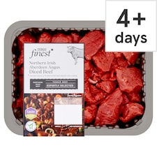 Tesco Finest Northern Irish Aberdeen Angus Diced Beef 390g