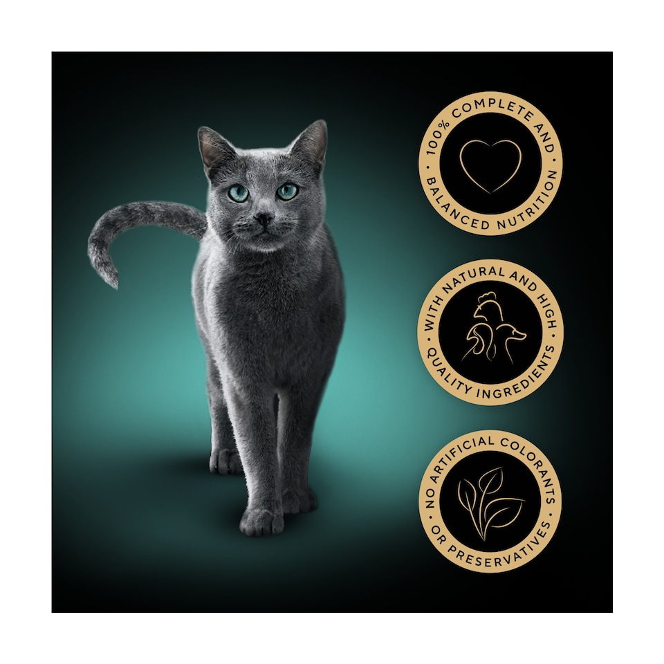 image 1 of Sheba Select Slices Wet Cat Food Pouches Poultry Gravy 40x85g