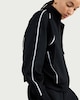 image 1 of F&F Active EVERYHOUR Side Stripe Zip Up Sweatshirt in Black