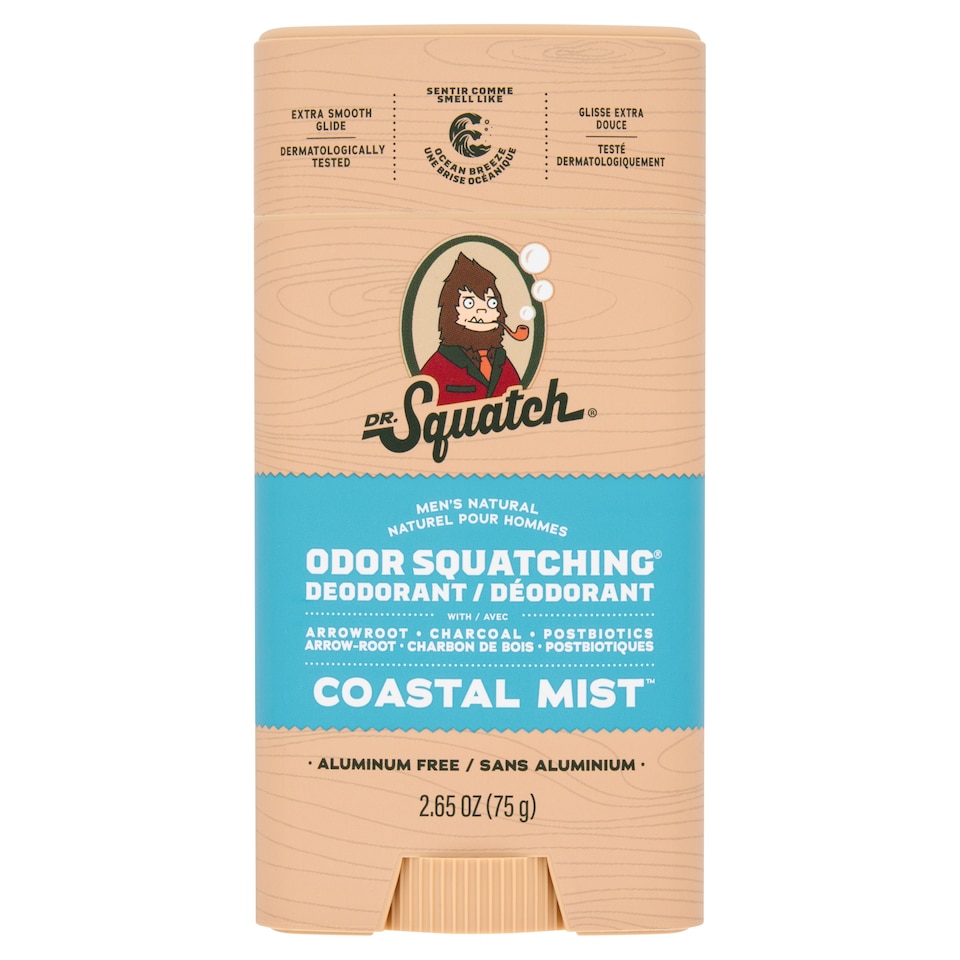 image 1 of DR. Squatch Natural Stick Deodorant Coastal Mist 75g