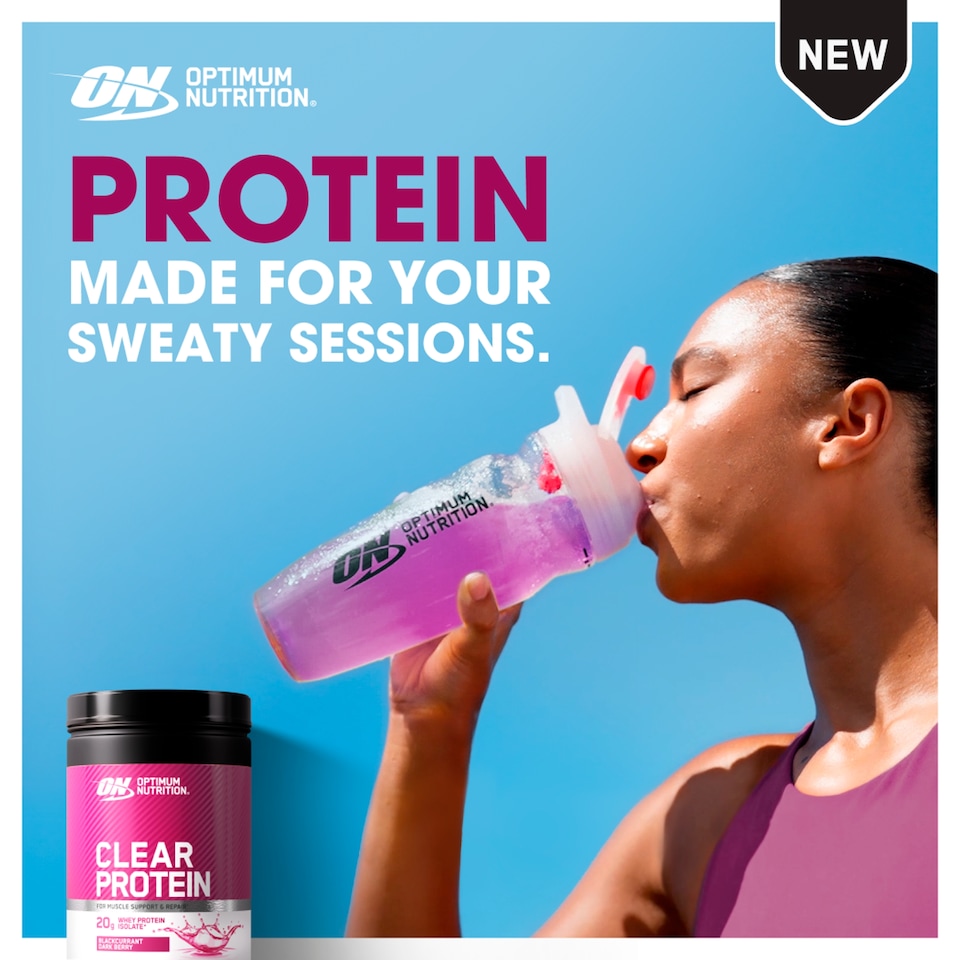 image 1 of Optimum Nutrition Clear Protein Blackcurrant & Dark Berry 240g.