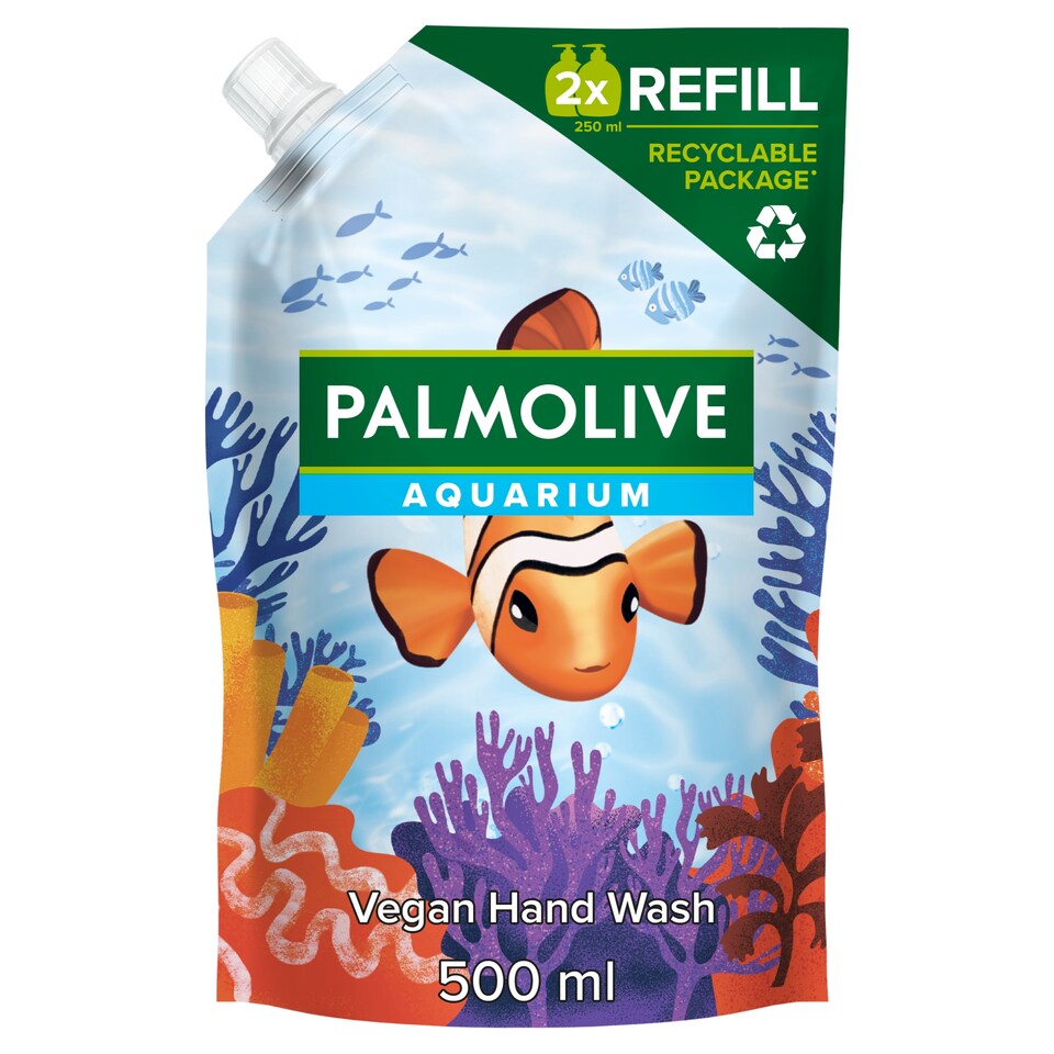 Palmolive Aquarium folyékony szappan utántöltő 500 ml  1. kép