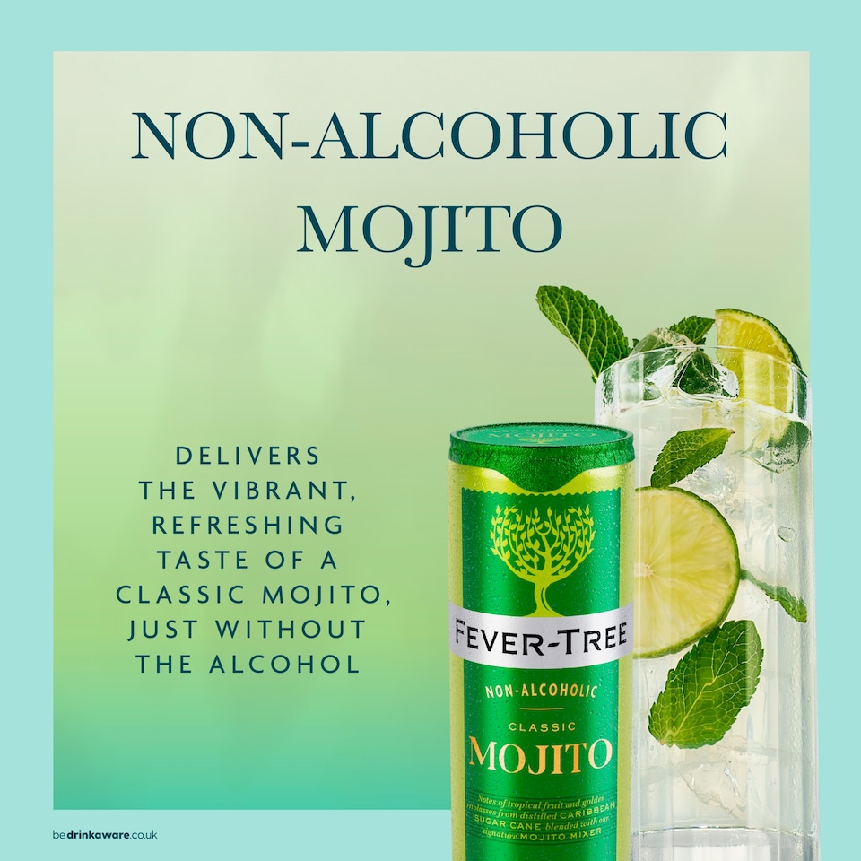 image 1 of Fever Tree Non-Alcoholic Mojito 4 x 250ml