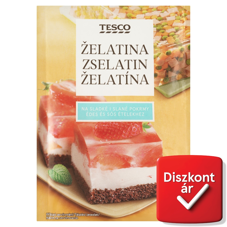 Tesco zselatin 50 g