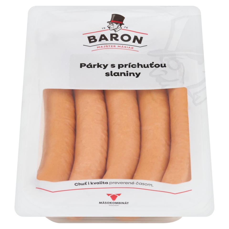 image 1 of Baron Bacon-Flavored Sausages 250 g