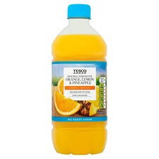 T/ Double Concentrate Lemon Orange And Pineapple No Added Sugar Squash 750Ml