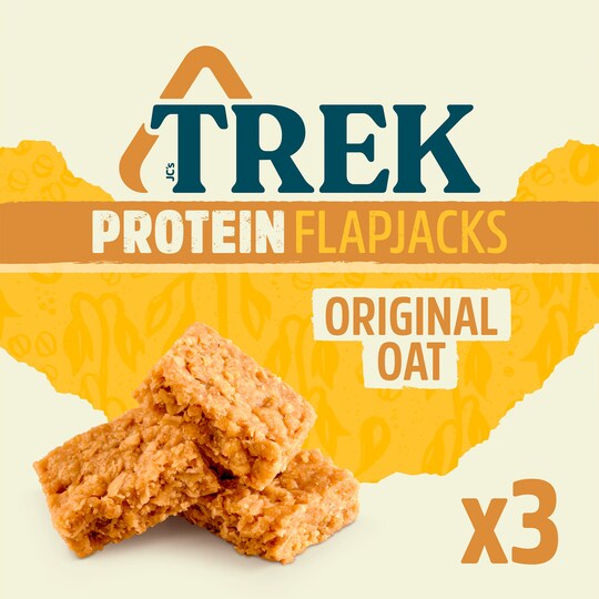 Trek Flapjack Original Oat 50G 3 Pack Tesco Groceries