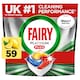 image 1 of Fairy Platinum Plus All In One Dishwasher Tablets - Lemon 59 Pack 915g