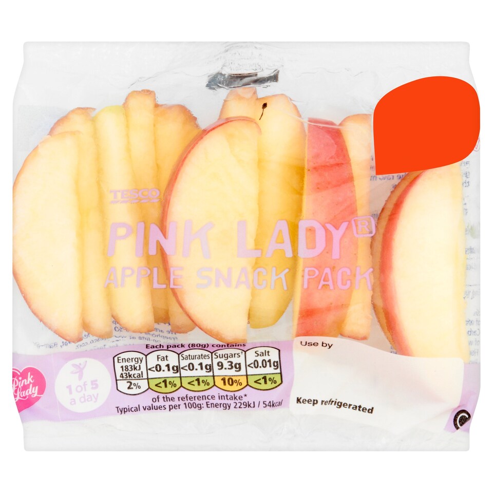 Tesco Pink Lady Apple Snack Pack 80G (C)