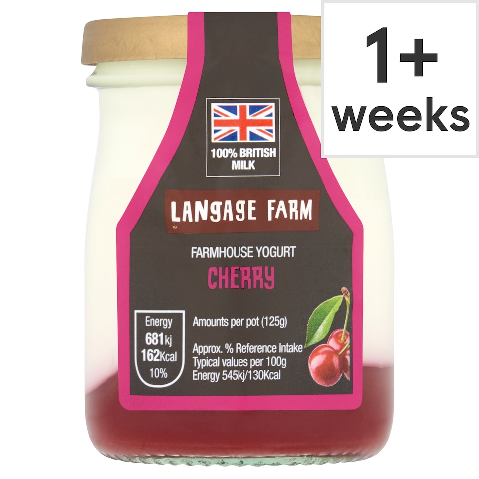 Langage Farm Farmhouse Yogurt Cherry 125g