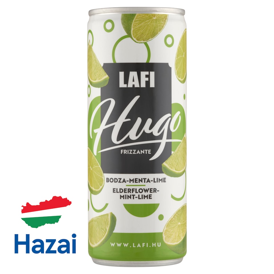 Lafi Hugo Frizzaante Elderflavoured Mint-Lime Sparkling Wine-Based Drink 7% 250 ml