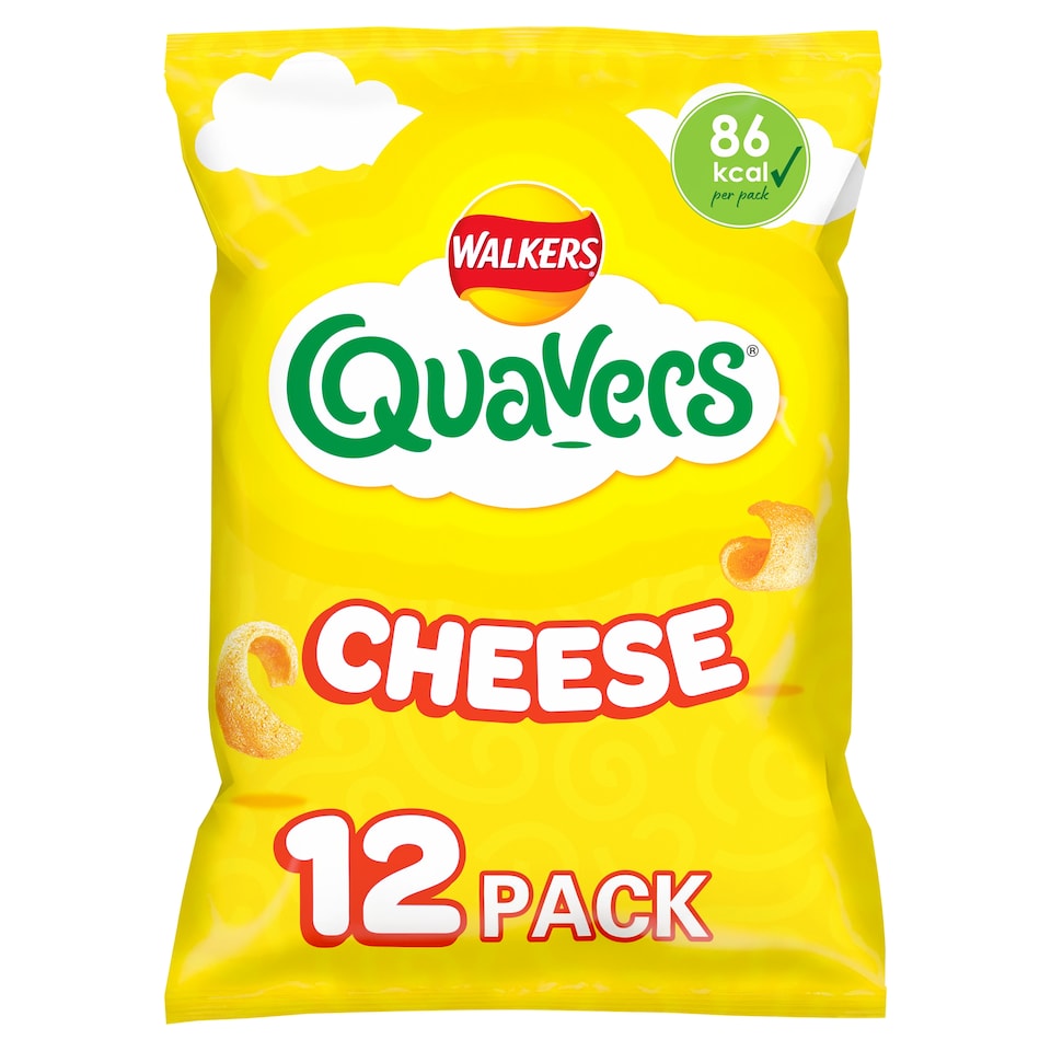 image 1 of Walkers Quavers Cheese Multipack Crisps 12x16g