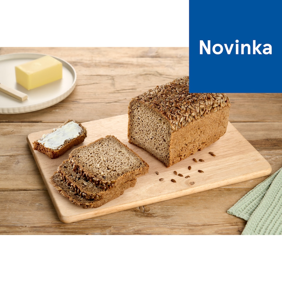 image 1 of Tesco Finest Sunflower Bread Without Yeast 440 g