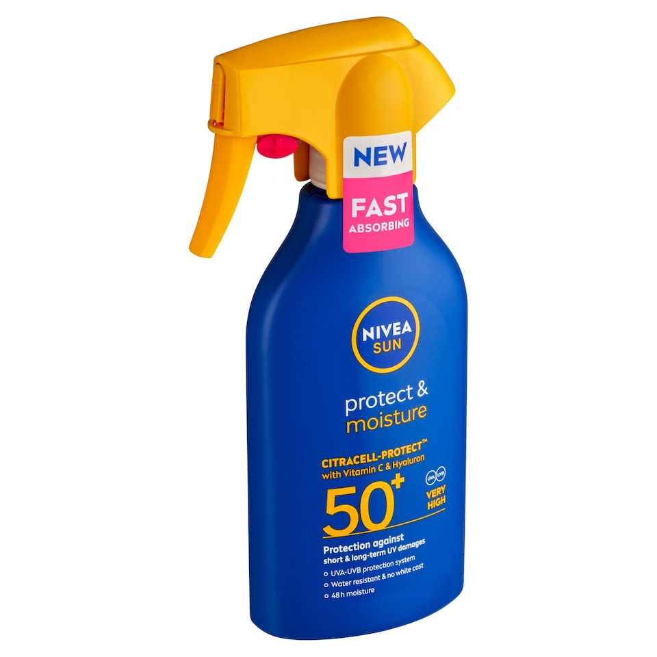 image 1 of Nivea Sun Protect & Moisture Moisturizing Spray SPF 50+ 270 ml