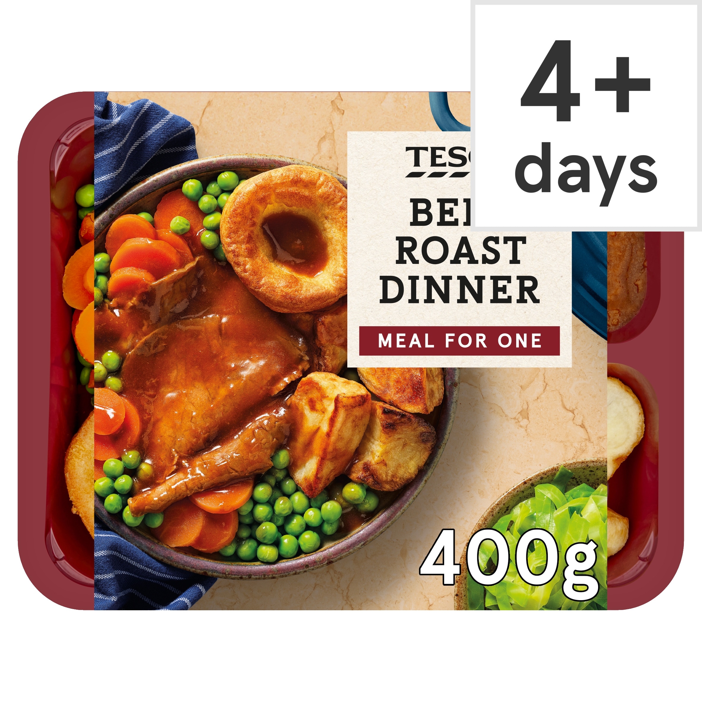 Tesco Roast Beef Dinner 400G