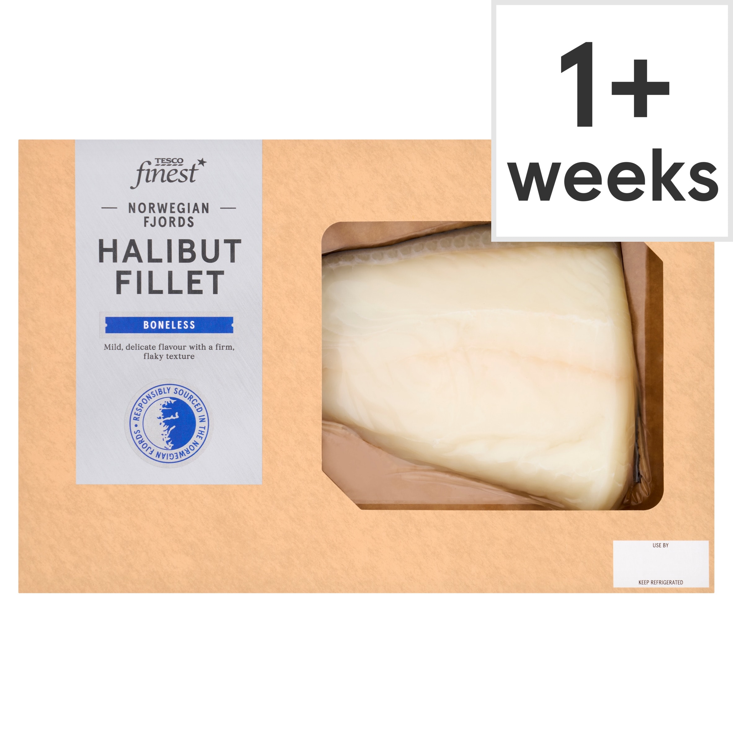 Tesco Finest Norweigian Fjords Halibut Fillet 200g