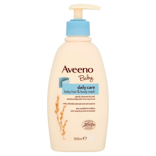 Aveeno Baby Hair Body Wash 300ml Tesco Groceries