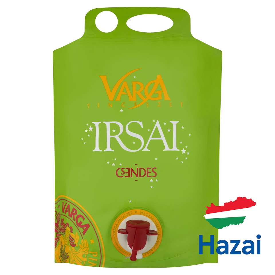 Varga Pincészet Irsai Csendes Irsai Olivér Dry White Wine 3 l