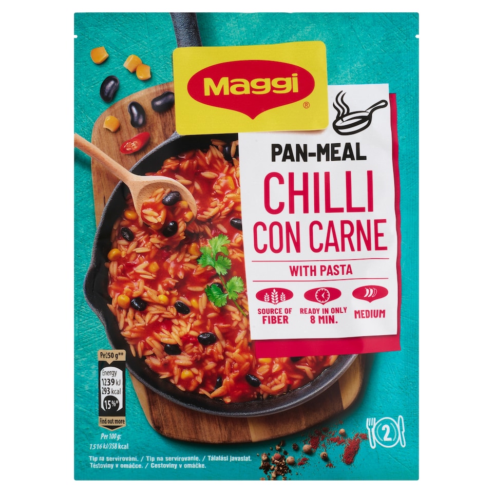 image 1 of Maggi Chili Con Carne Pasta with Tomato-Bean Spicy Sauce 163,5 g