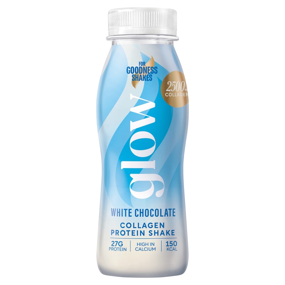 Glow white chocolate collagen protein shake 250ml