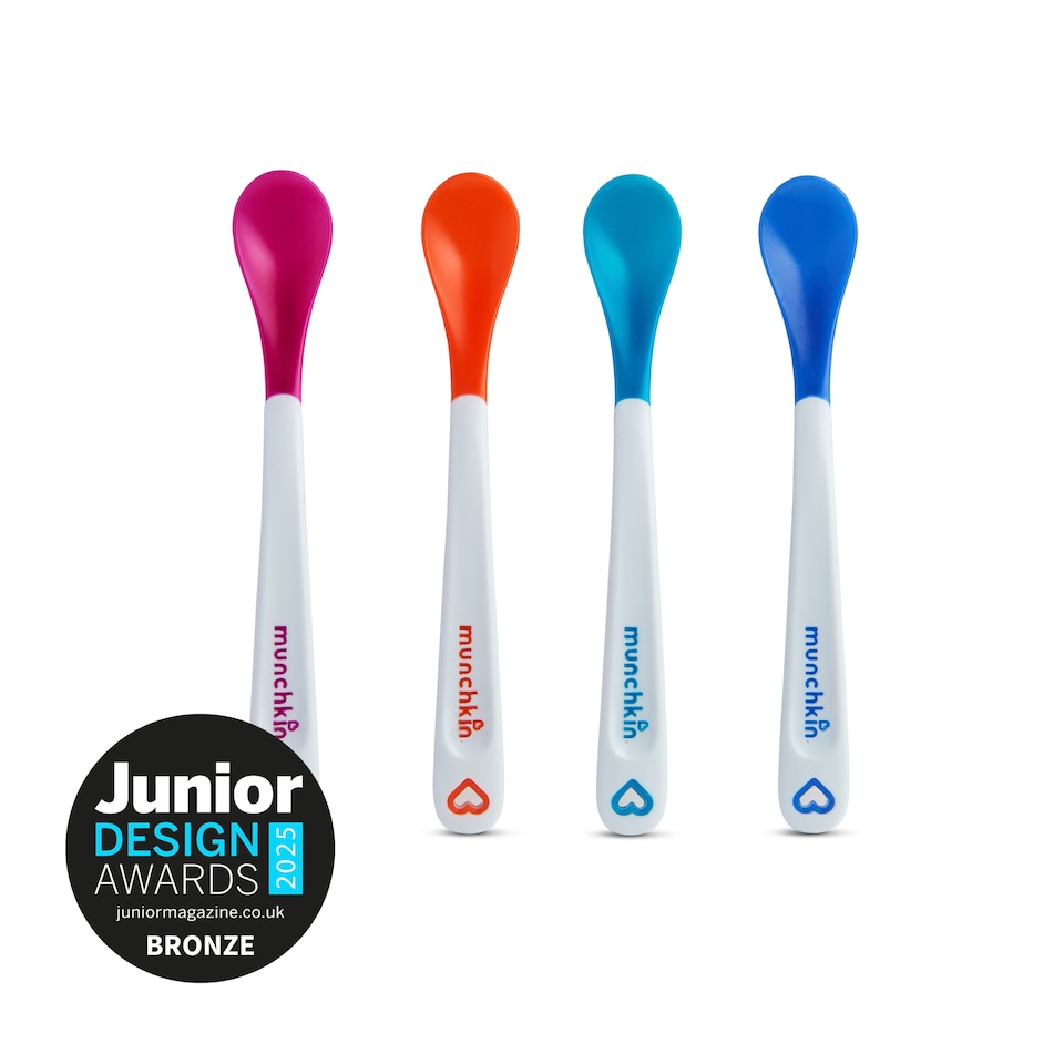 image 1 of Munchkin White Hot Safety Spoons 4 Pack