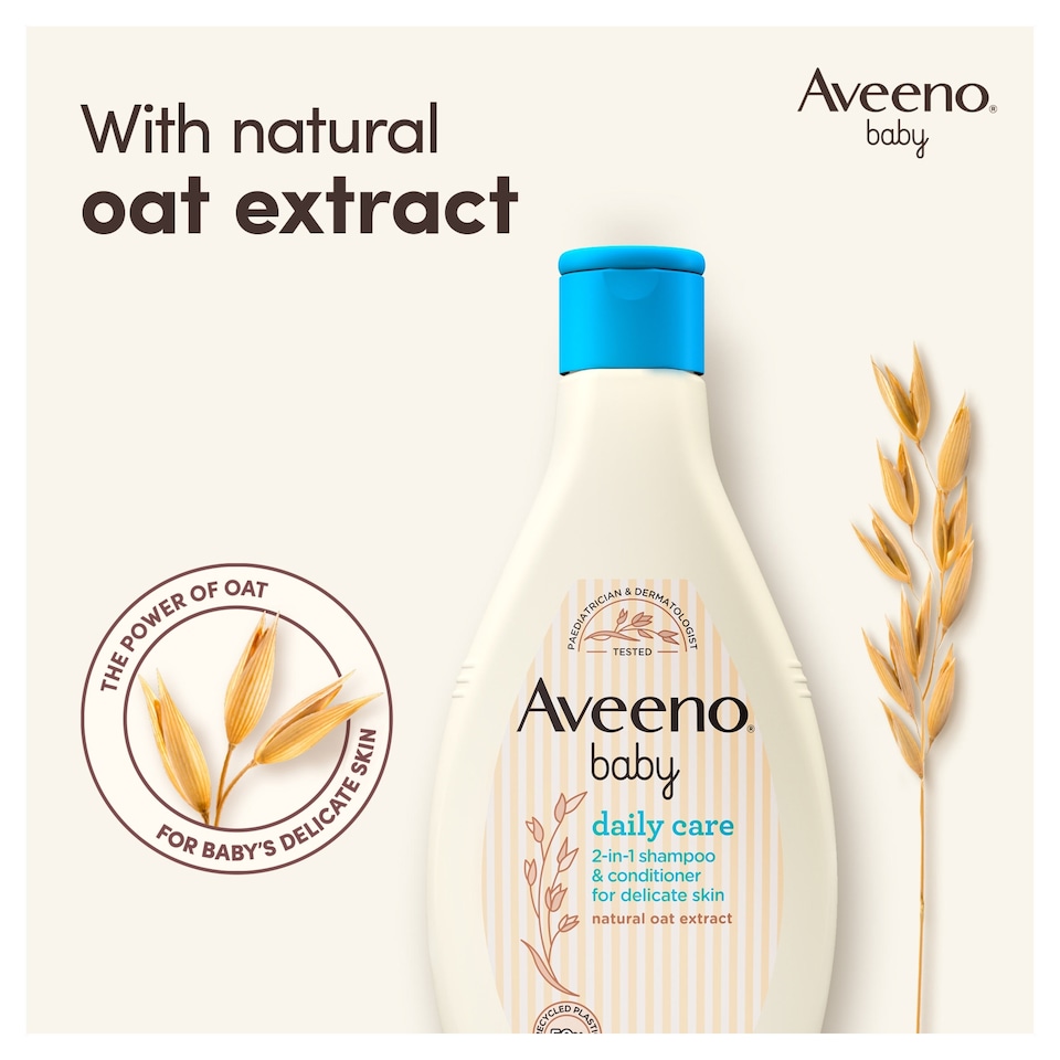 image 1 of Aveeno Baby Daily Care 2-in-1 Shampoo & Conditioner 250ml