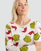 image 2 of The Grinch Matching Family Christmas Pyjamas in Stone