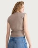 image 3 of F&F Sleeveless Knitted Top in Mink