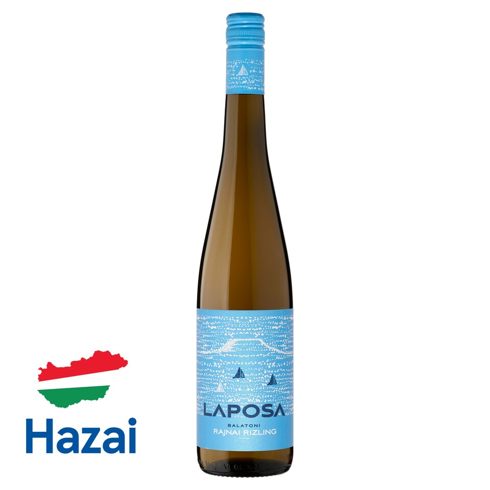 Laposa Balatoni Rajnai Rizling száraz fehérbor 12,5% 75 cl
