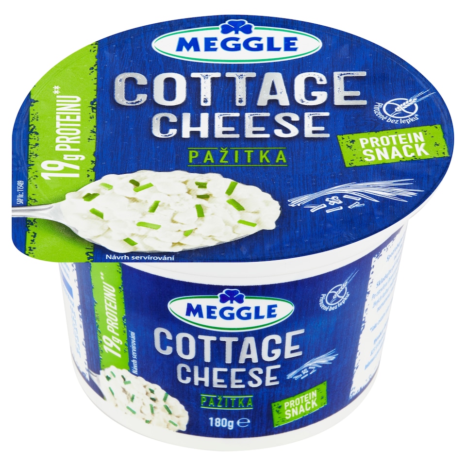 Obrázek 1 pro produkt Meggle Cottage Cheese pažitka 180g