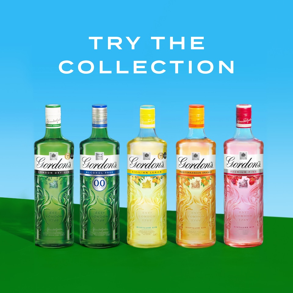 image 1 of Gordon's Mediterranean Orange Gin Bottle 37.5% Vol 70Cl 