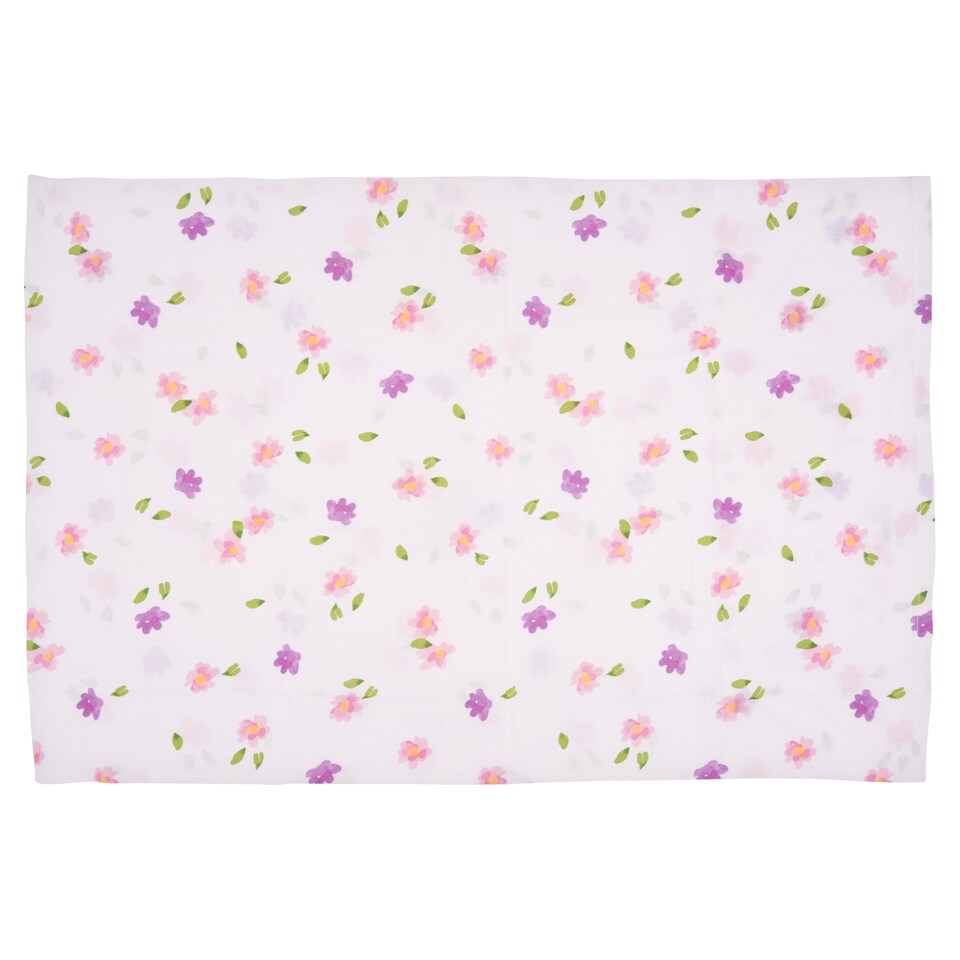 Tesco Ditsy Floral 100% Cotton Pillowcase Pair