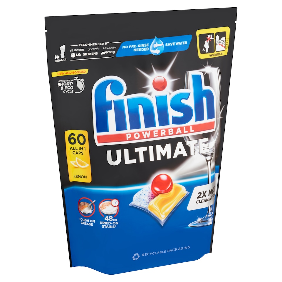 Finish Powerball Ultimate Citrom mosogatógép kapszula 60 db 774 g  1. kép