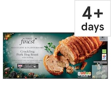 53. Tesco Finest Crackling Pork Hog Roast with Sage & Stuffing 2.4-3.6kg (Serves 12)