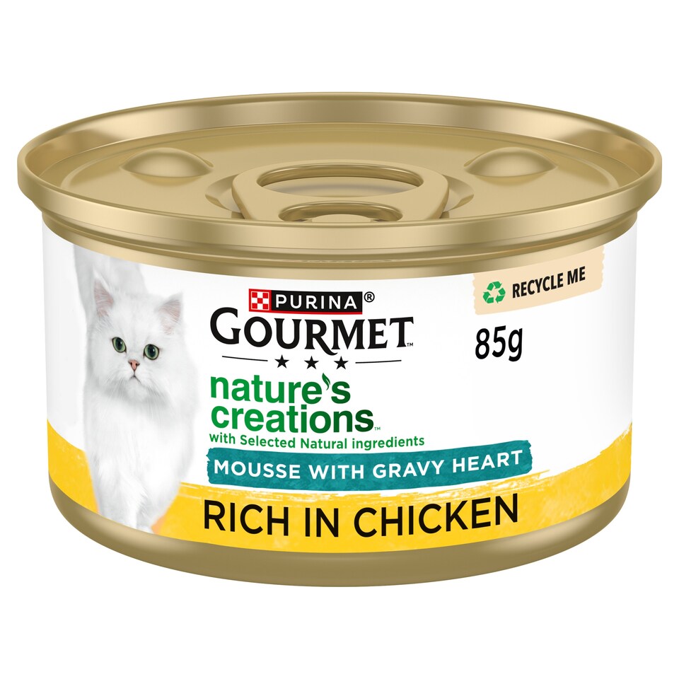 image 1 of Gourmet Natures Creations Cat Food Chicken Mousse 85g