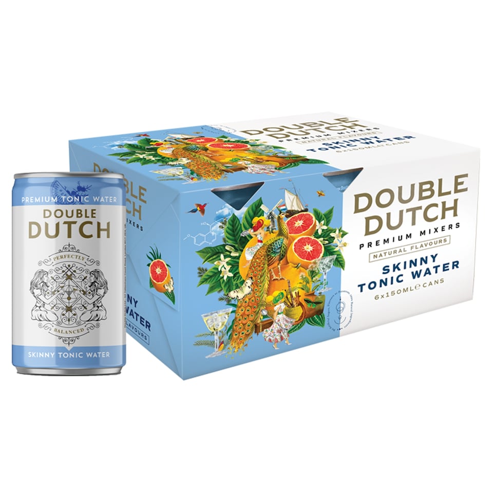 Double Dutch Skinny Tonic Water 6X150ml