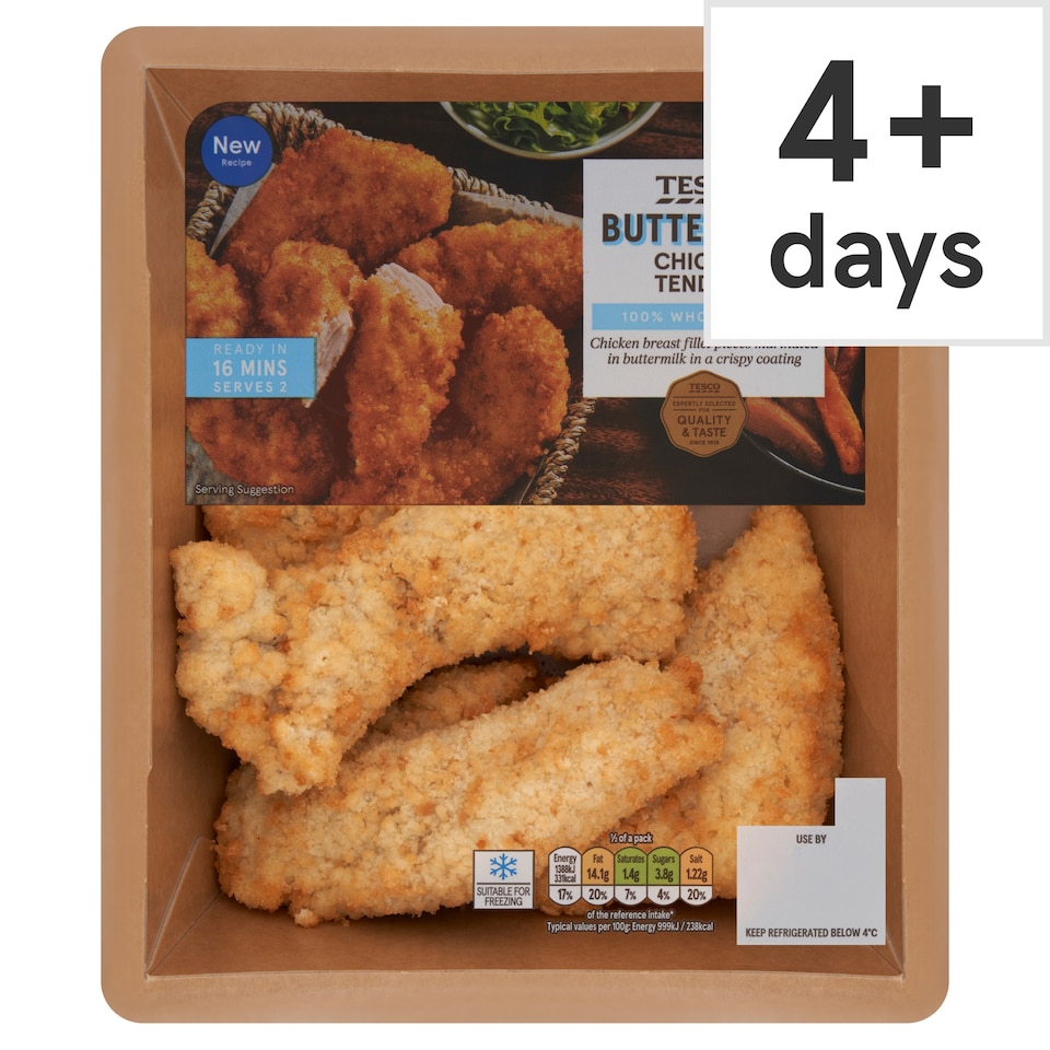Tesco Buttermilk Chicken Tenders 305g