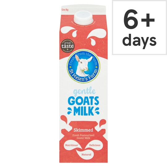 St Helen's Fresh Skimmed Goats Milk 1L Tesco Groceries
