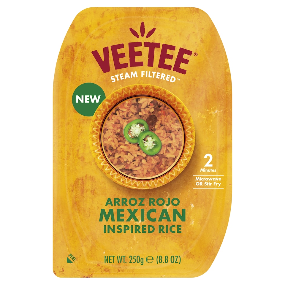 Veetee Arroz Rojo Mexican Inspired Rice 250g