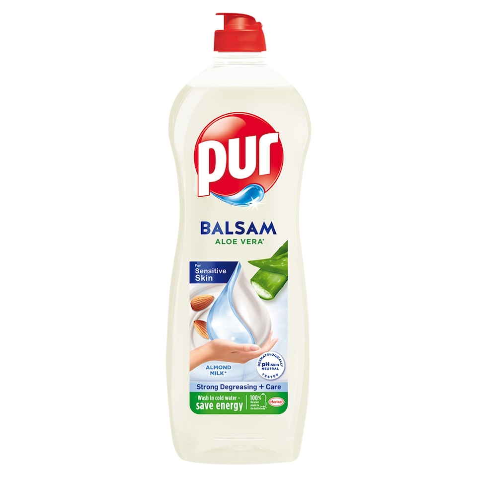 Pur Balsam Aloe Vera Almond Milk Hand Dishwashing Detergent 750ml