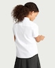 image 3 of F&F School Girls 3-Pack Revere Collared Shirts in White