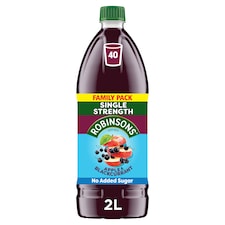 Robinsons Apple & Blackcurrant No Added Sugar Squash 2L