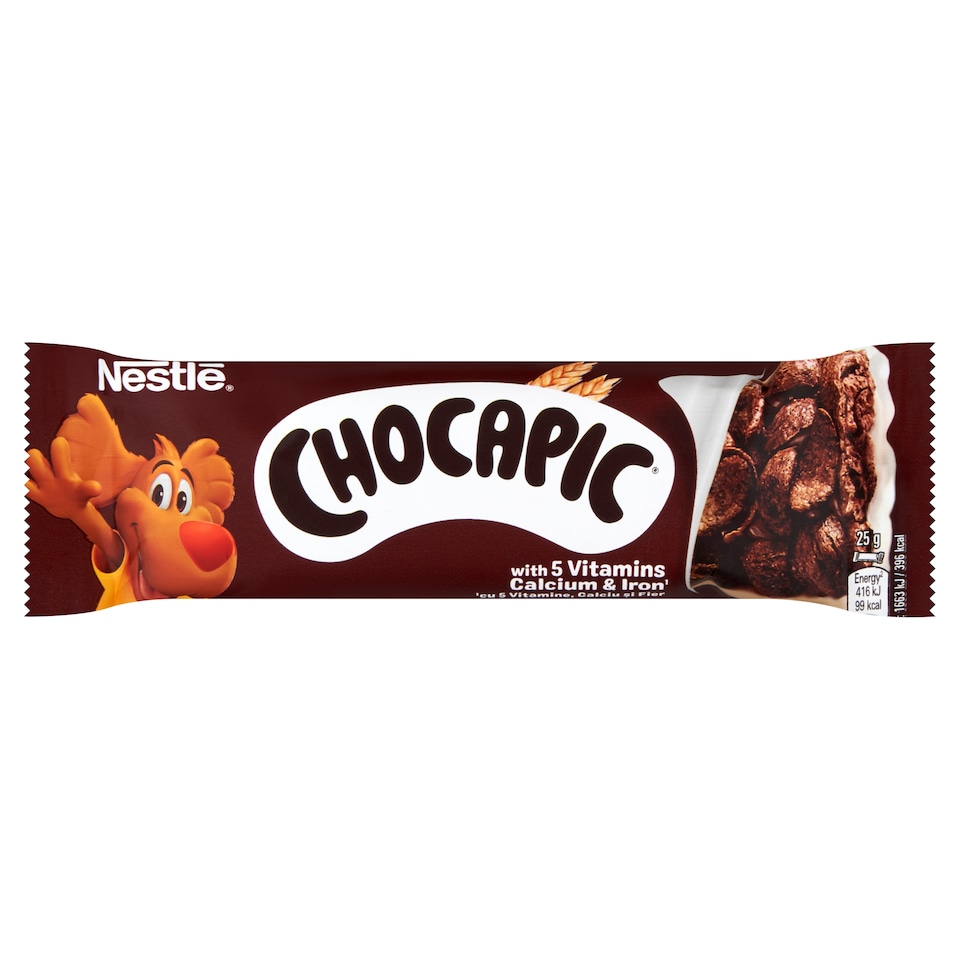 image 1 of Chocapic Chocolate Flavoured Breakfast Cereal Bar with Milky Base, Vitamins and Minerals 25 g