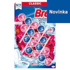 Bref Power Active Flower tuhý WC blok 4 x 50 g