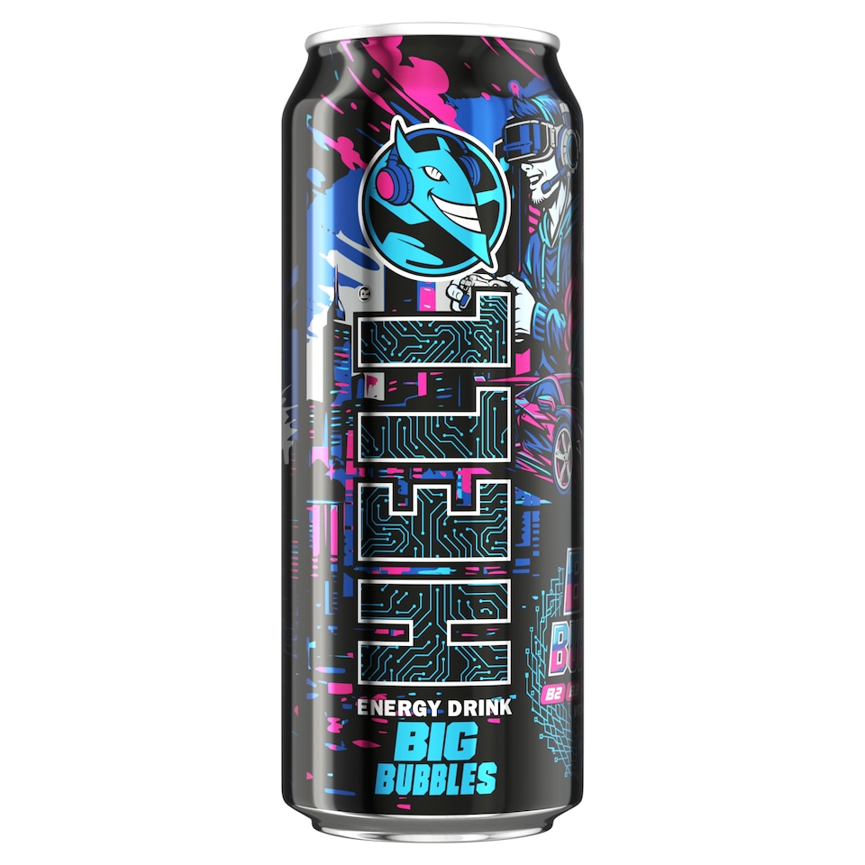 image 1 of HELL Big Bubbles Bubble Gum Flavour Energy Drink 500 ml