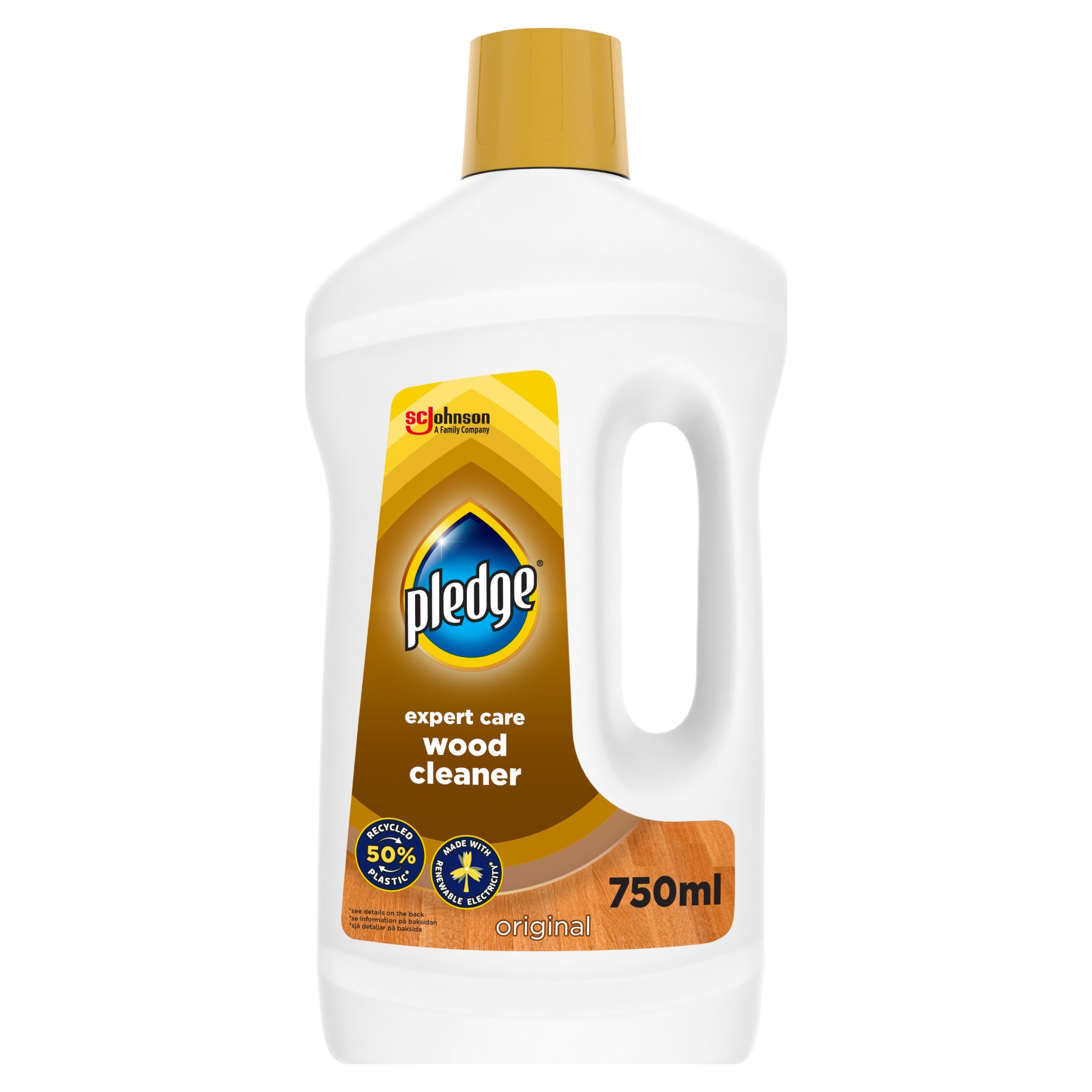 Pledge Expert Care Wood Floor Cleaner 750ml - Tesco Groceries