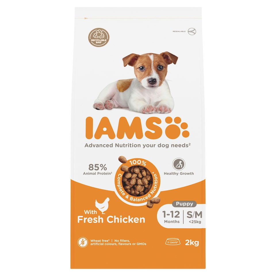 image 1 of IAMS Puppy Small/Medium Chicken 2Kg