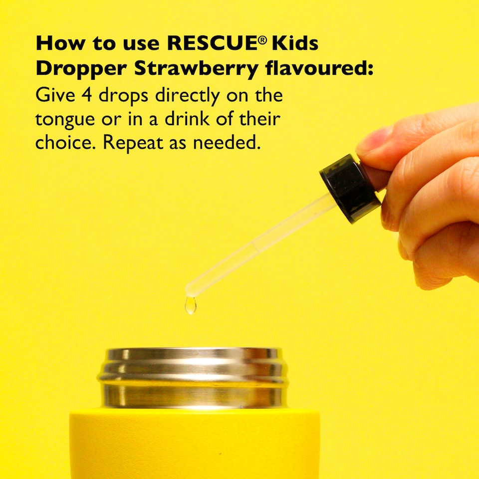 image 1 of Bach Rescue Kids Dropper Strawberry Flavour 10ml