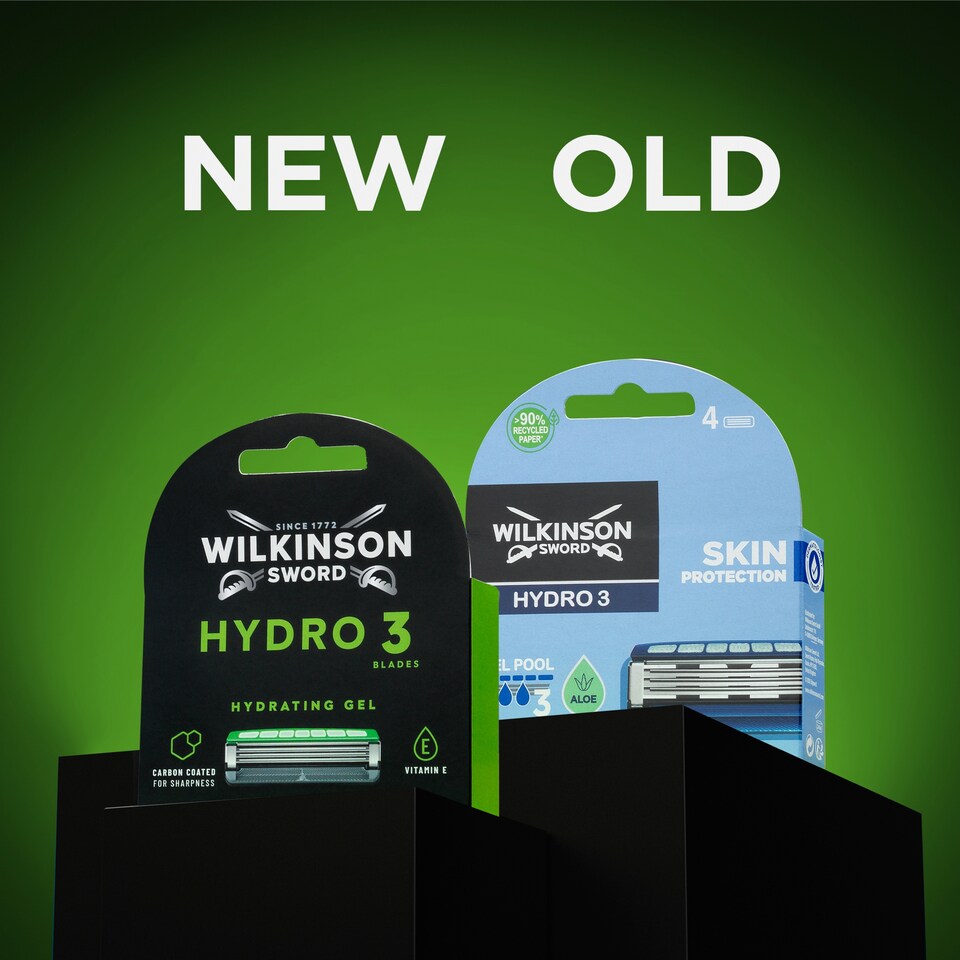 image 1 of Wilkinson Sword Hydro 3 Hydrating Gel Blades 4 Pack