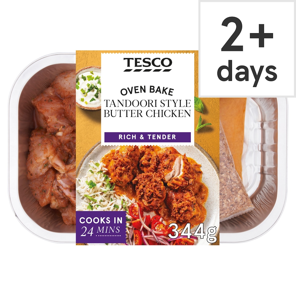 Tesco Tandoori Style Butter Chicken 344g